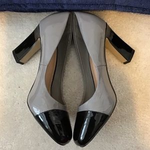 Grey/Black “Jessica” Heels
